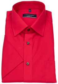 Casa Moda Kurzarmhemd - Comfort Fit - rot