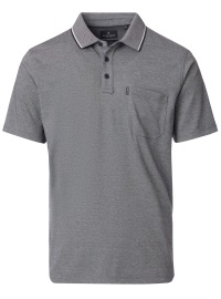 Casa Moda Poloshirt - Regular Fit - grau