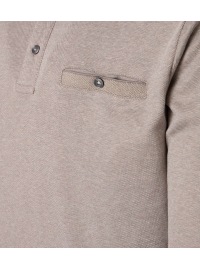 Casa Moda Poloshirt - Regular Fit - Langarm - beige - Thumbnail ID: arimct8qnw