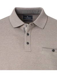 Casa Moda Poloshirt - Regular Fit - Langarm - beige - Thumbnail ID: arimdq1a54