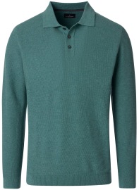 Casa Moda Poloshirt - Regular Fit - Langarm - grün