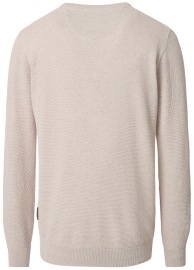 Casa Moda Pullover - Rundhals Ausschnitt - Struktur - gedecktes weiß - Thumbnail ID: arim85cav9