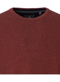 Casa Moda Pullover - Rundhals Ausschnitt - Struktur - rot - Thumbnail ID: arima41s4o