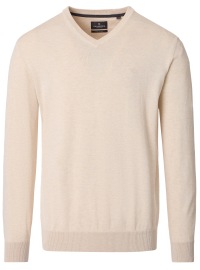 Casa Moda Pullover - V-Ausschnitt - gedecktes weiß