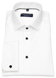 Casa Moda Smokinghemd - Comfort Fit - Kontrastknöpfe - UMA - weiß - ohne OVP