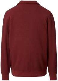 Casa Moda Sweatshirt Pullover - Troyerkragen - Struktur - rot - Thumbnail ID: arimfs8wcu