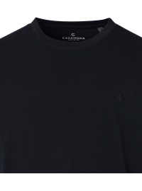 Casa Moda T-shirt double pack - crew neck - black - Thumbnail ID: arima4asah