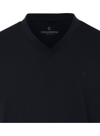 Casa Moda T-Shirt Doppelpack - V-Neck - schwarz - Thumbnail ID: arimowmsva