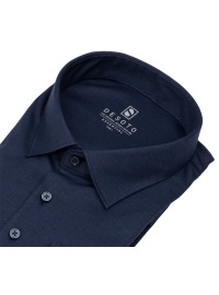DESOTO Poloshirt Langarm - Slim Fit - Jersey - dunkelblau - Thumbnail ID: arimm31t4c