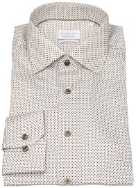 Eterna Hemd - Comfort Fit - Kentkragen - Print - braun / beige