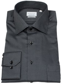 Eterna Shirt - Comfort Fit - Kent Collar - Print - Black / Grey
