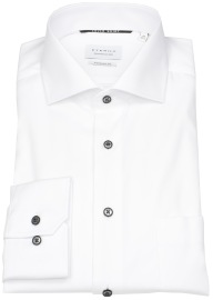 Eterna Hemd - Comfort Fit - Kontrastknöpfe - extra blickdicht - weiß