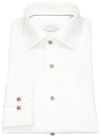 Eterna Hemd - Modern Fit - Cover Shirt - extra blickdicht - Kontrastknöpfe - hellbeige - ohne OVP