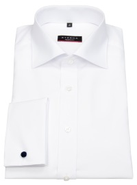 Eterna Shirt - Modern Fit - Cutaway Collar - Cover Shirt - Double Cuff - White - w/o OP