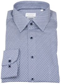 Eterna Hemd - Modern Fit - Kentkragen - dunkelblau / hellblau