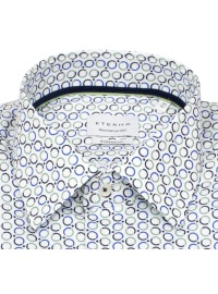 Eterna Hemd - Modern Fit - Kreise - blau / grün - extra langer 68cm Arm - Thumbnail ID: arim6u8adh