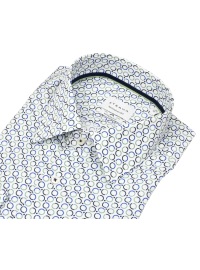 Eterna Hemd - Modern Fit - Kreise - blau / grün - extra langer 68cm Arm - Thumbnail ID: arimvf3c2d