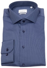 Eterna Shirt - Slim Fit - Dark Blue / Blue - Extra Langer 70cm Sleeve - w/o OP
