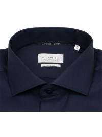 Eterna Hemd - Slim Fit - Haikragen - Cover Shirt - extra blickdicht - dunkelblau - Thumbnail ID: arimotqovu