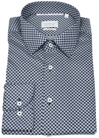 Eterna Hemd - Slim Fit - Kentkragen - Dynamic Cotton - dunkelblau / hellblau