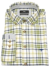 Fynch-Hatton Hemd - Casual Fit - Button Down - kariert - grün / blau - Thumbnail ID: arimhvwq9b