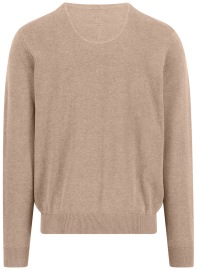 Fynch-Hatton Pullover - Casual Fit - Rundhals-Ausschnitt - beige - Thumbnail ID: arimw79mmq