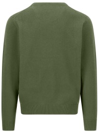 Fynch-Hatton Pullover - Casual Fit - Rundhals-Ausschnitt - grün - Thumbnail ID: arimhowmc4