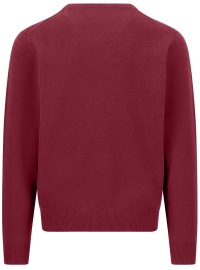 Fynch-Hatton Pullover - Casual Fit - Rundhals-Ausschnitt - rot - Thumbnail ID: arim1wwbtq