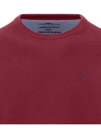 Fynch-Hatton Pullover - Casual Fit - Rundhals-Ausschnitt - rot - Thumbnail ID: arimaoq8m3