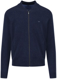 Fynch-Hatton Strickjacke - Casual Fit - dunkelblau