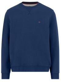 Fynch-Hatton Sweatshirt - Casual Fit - Rundhals-Ausschnitt - dunkelblau