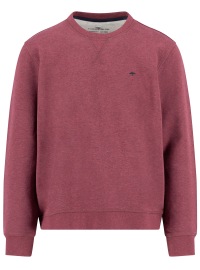 Fynch-Hatton Sweatshirt - Casual Fit - Rundhals-Ausschnitt - rot