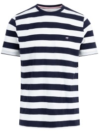 Fynch-Hatton T-Shirt - Casual Fit - Rundhals - Streifen - dunkelblau / weiß - ohne OVP