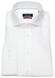 Hatico Hemd - Modern Fit - Haifischkragen - weiß - ohne OVP