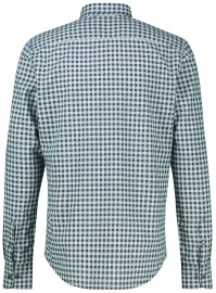 Lerros Hemd - Regular Fit - Under Button Down - kariert - blau / türkis - Thumbnail ID: arim1csbt4