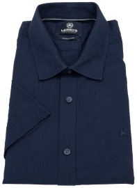 Lerros Kurzarmhemd - Regular Fit - dunkelblau