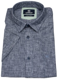 Lerros Kurzarmhemd - Regular Fit - dunkelblau