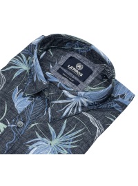 Lerros Kurzarmhemd - Regular Fit - floraler Print - dunkelblau - Thumbnail ID: arimdcw1hc