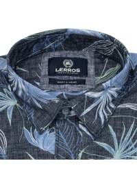 Lerros Kurzarmhemd - Regular Fit - floraler Print - dunkelblau - Thumbnail ID: arimn7mt26