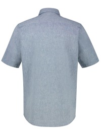 Lerros Kurzarmhemd - Regular Fit - Leinenmix - blau - Thumbnail ID: arim4vv9nw