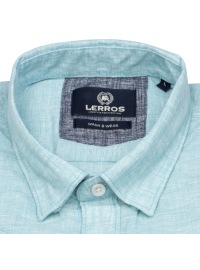 Lerros Short-sleeved shirt - Regular Fit - turquoise - Thumbnail ID: arim68hwb9