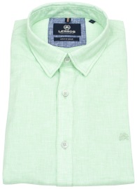 Lerros Kurzarmhemd - Regular Fit - Under Button Down - hellgrün