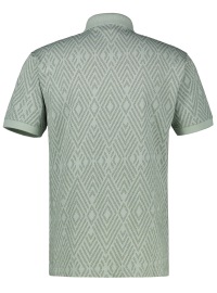 Lerros Poloshirt - Regular Fit - Muster - grün - Thumbnail ID: arimwc8wa2