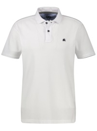 Lerros Poloshirt - Regular Fit - Pique - Cool and Dry - weiß