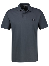 Lerros Poloshirt - Regular Fit - Struktur - anthrazit