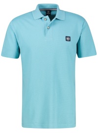 Lerros Poloshirt - Regular Fit - Struktur - türkis