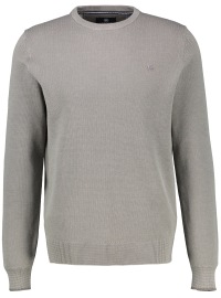 Lerros Sweatshirt - Regular Fit - Rundhals-Ausschnitt - Struktur - grau