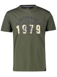 Lerros T-Shirt - Regular Fit - Rundhals - 1979 - olivgrün