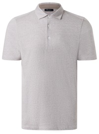 MAERZ Muenchen Poloshirt - Regular Fit - mit Leinen - beige