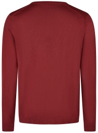 MAERZ Muenchen Pullover - Modern Fit - V-Ausschnitt - rot - Thumbnail ID: arimb4uftv